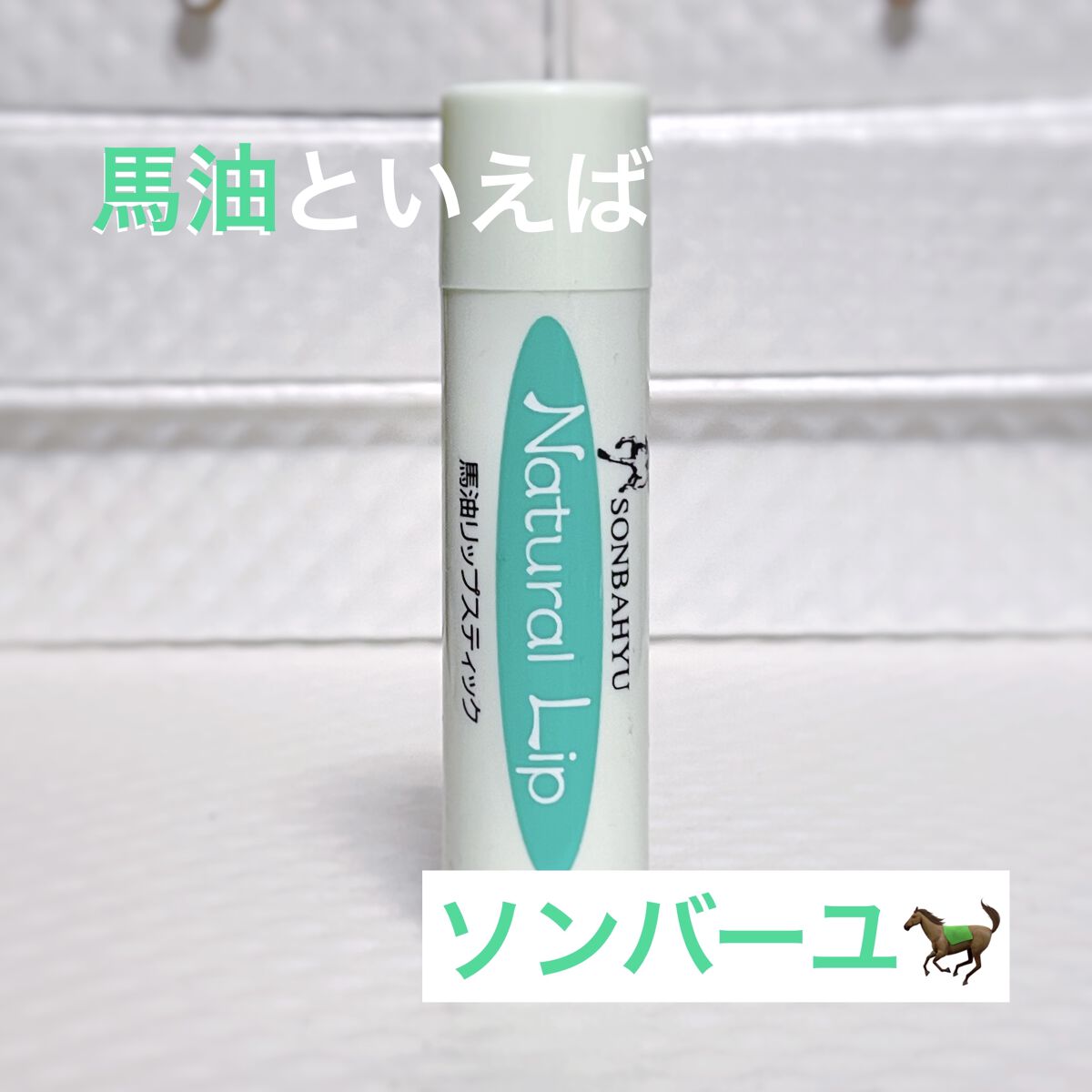 ソンバーユ ナチュラルリップ/尊馬油/リップケアを使ったクチコミ（1枚目）