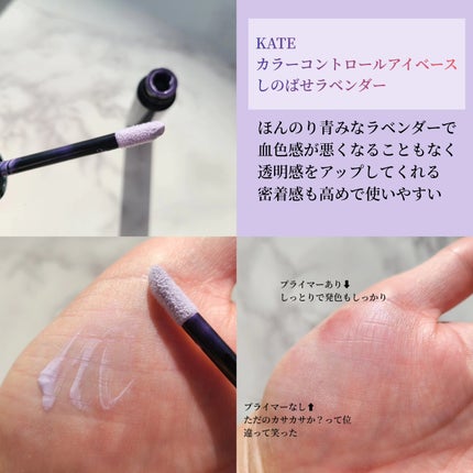 ケイト カラーコントロールアイベース/KATE/アイシャドウベースを使ったクチコミ(2枚目)