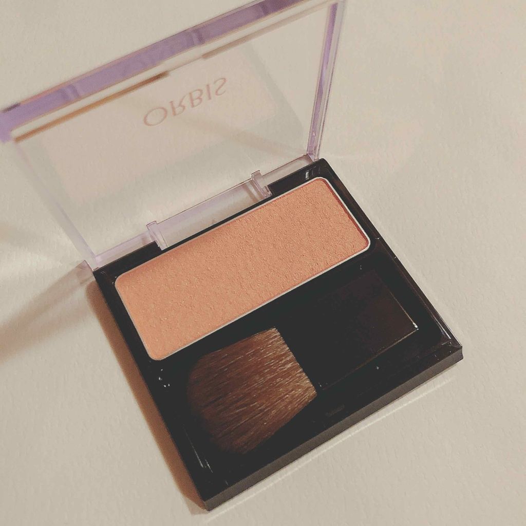 ナチュラルフィットチーク ソフトレッド/オルビス/パウダーチークを使ったクチコミ（1枚目）