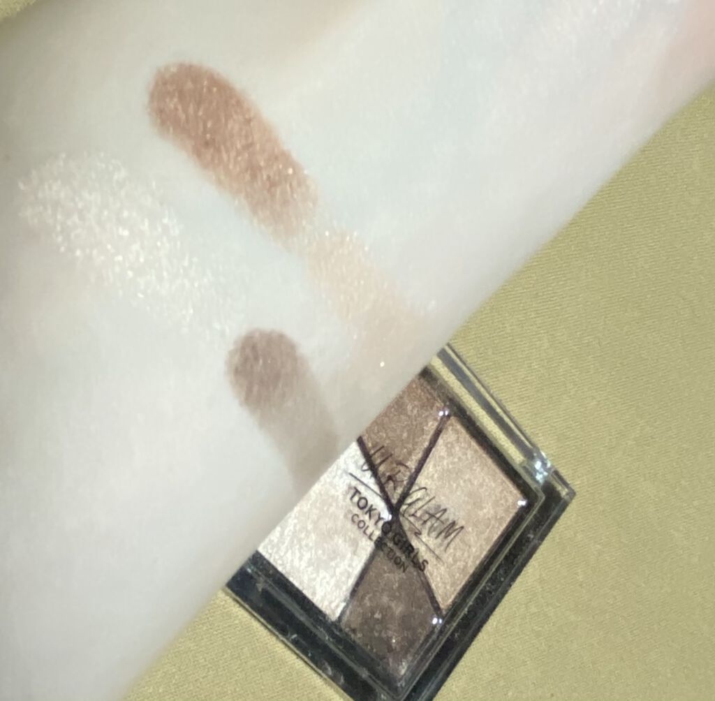 ベルベット アイカラーパレット (TOKYO GIRLS COLLECTION) 001/U R GLAM/アイシャドウパレットを使ったクチコミ（2枚目）