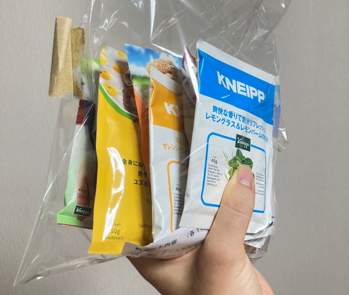 クナイプ バスソルト レモングラス&レモンバームの香り/クナイプ/入浴剤を使ったクチコミ(2枚目)