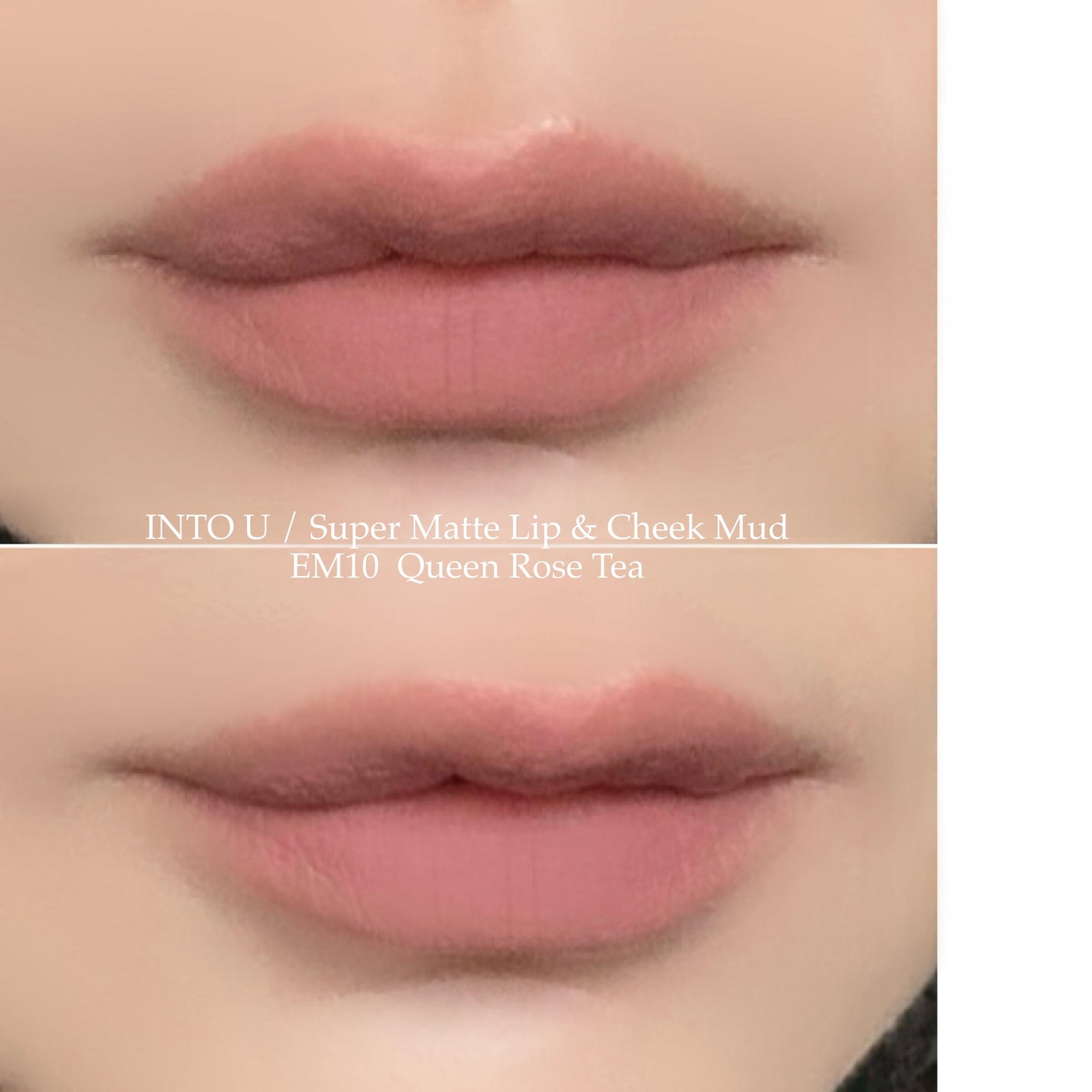 スーパーマットリップ&チークマッド/INTO U/口紅を使ったクチコミ(4枚目)