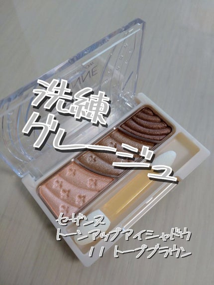 トーンアップアイシャドウ/CEZANNE/アイシャドウパレットを使ったクチコミ(1枚目)