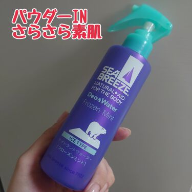 デオ ウォーター アイスタイプ I フローズンミント シーブリーズの口コミ シーブリーズ デオ ウォーターアイスタイ By Haruママ フォロバ100 混合肌 30代後半 Lips