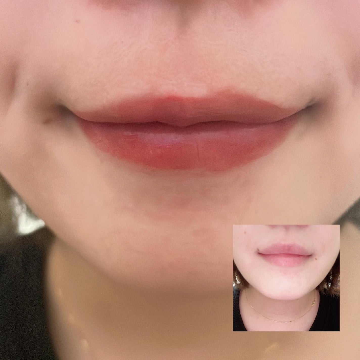 ジューシーラスティングティント/rom&nd/リップティントを使ったクチコミ(3枚目)