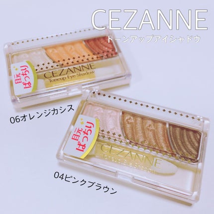 トーンアップアイシャドウ/CEZANNE/アイシャドウパレットを使ったクチコミ(1枚目)