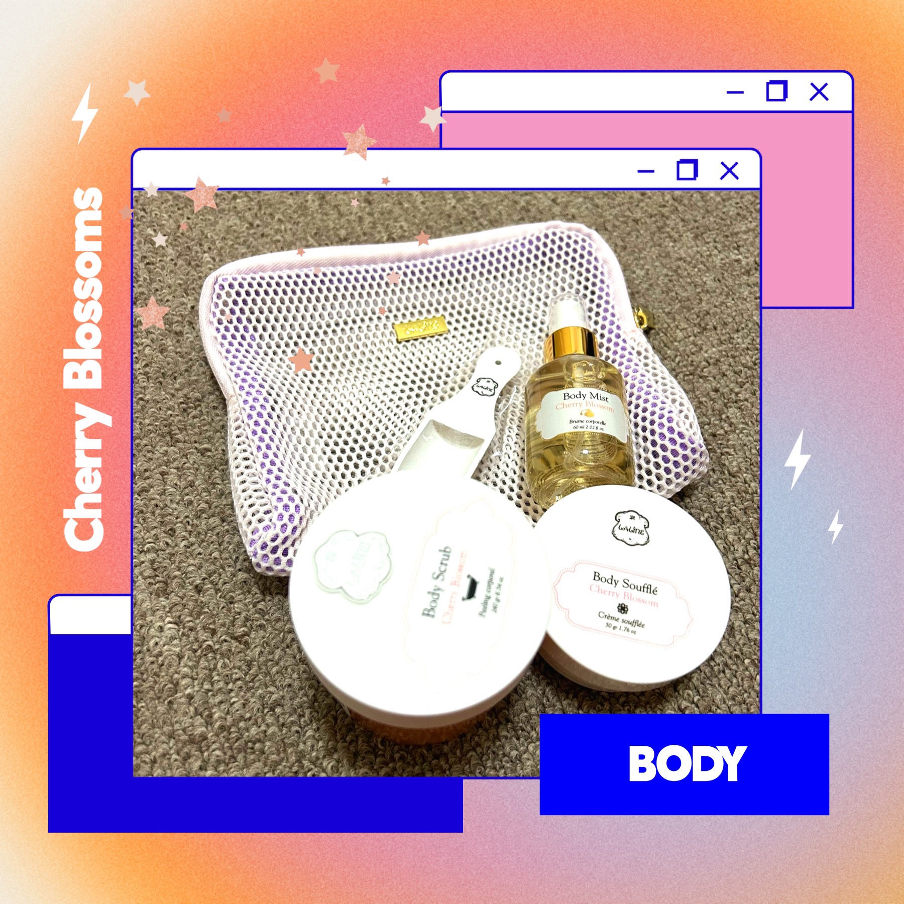 ボディスクラブ チェリーブロッサム 240g/Laline/ボディスクラブを使ったクチコミ（1枚目）