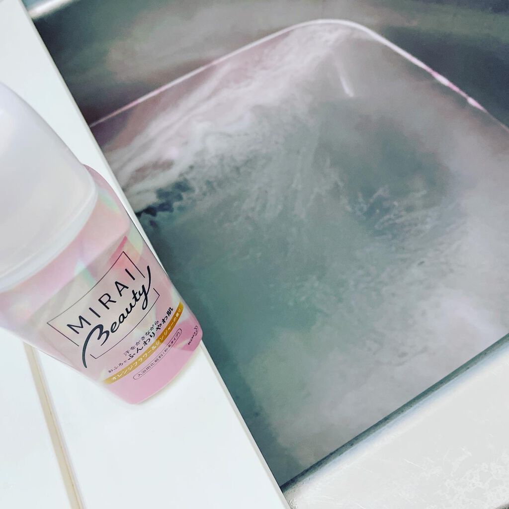 MIRAI beauty バスソルト/花王/炭酸系入浴剤を使ったクチコミ（3枚目）