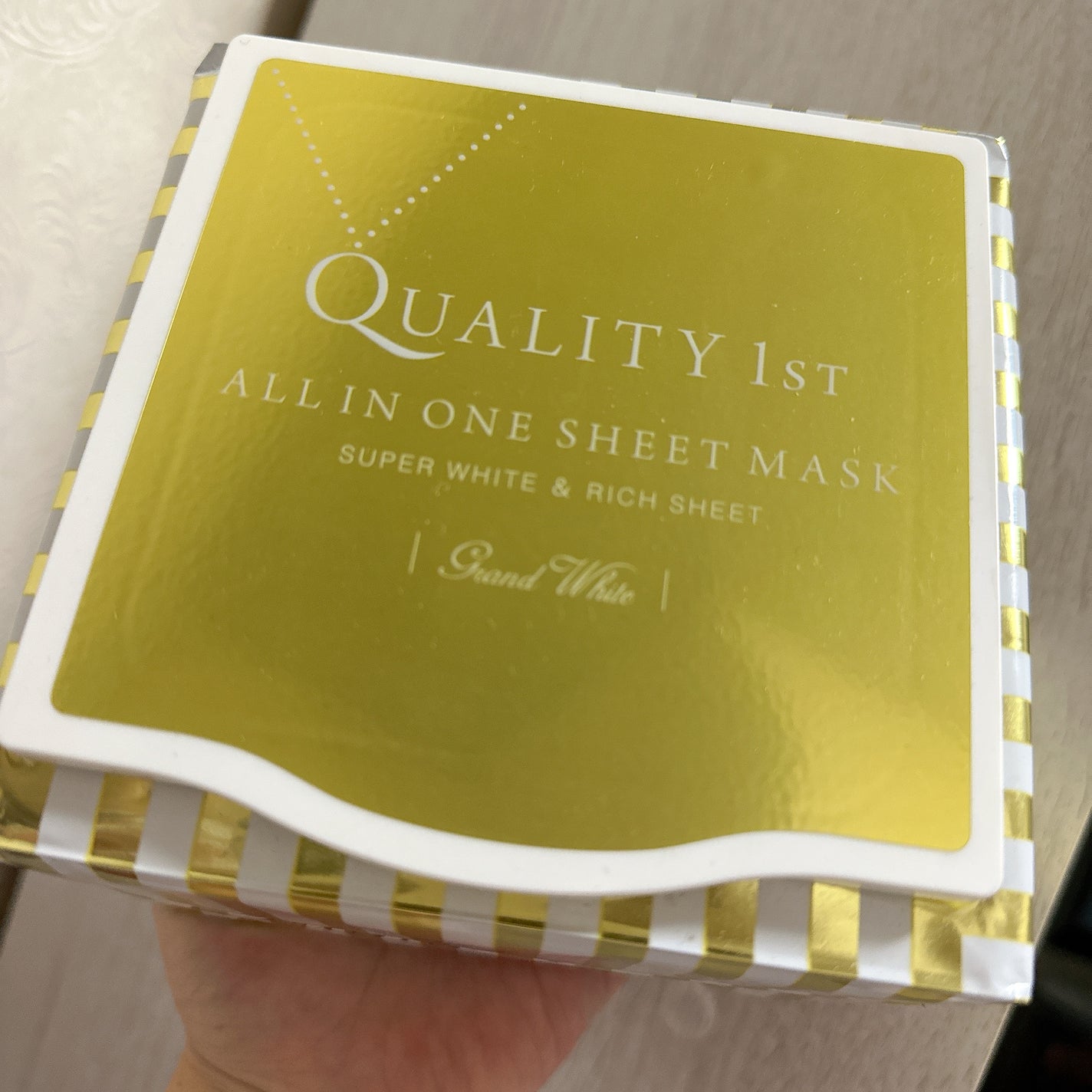 オールインワンシートマスク グランホワイト BOX/クオリティファースト/シートマスク・パックを使ったクチコミ(1枚目)