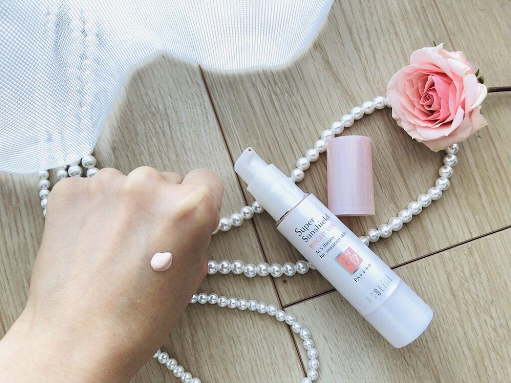 スーパーサンシールド ブライトヴェール＜R＞/ACSEINE/日焼け止め・UVケアを使ったクチコミ（2枚目）