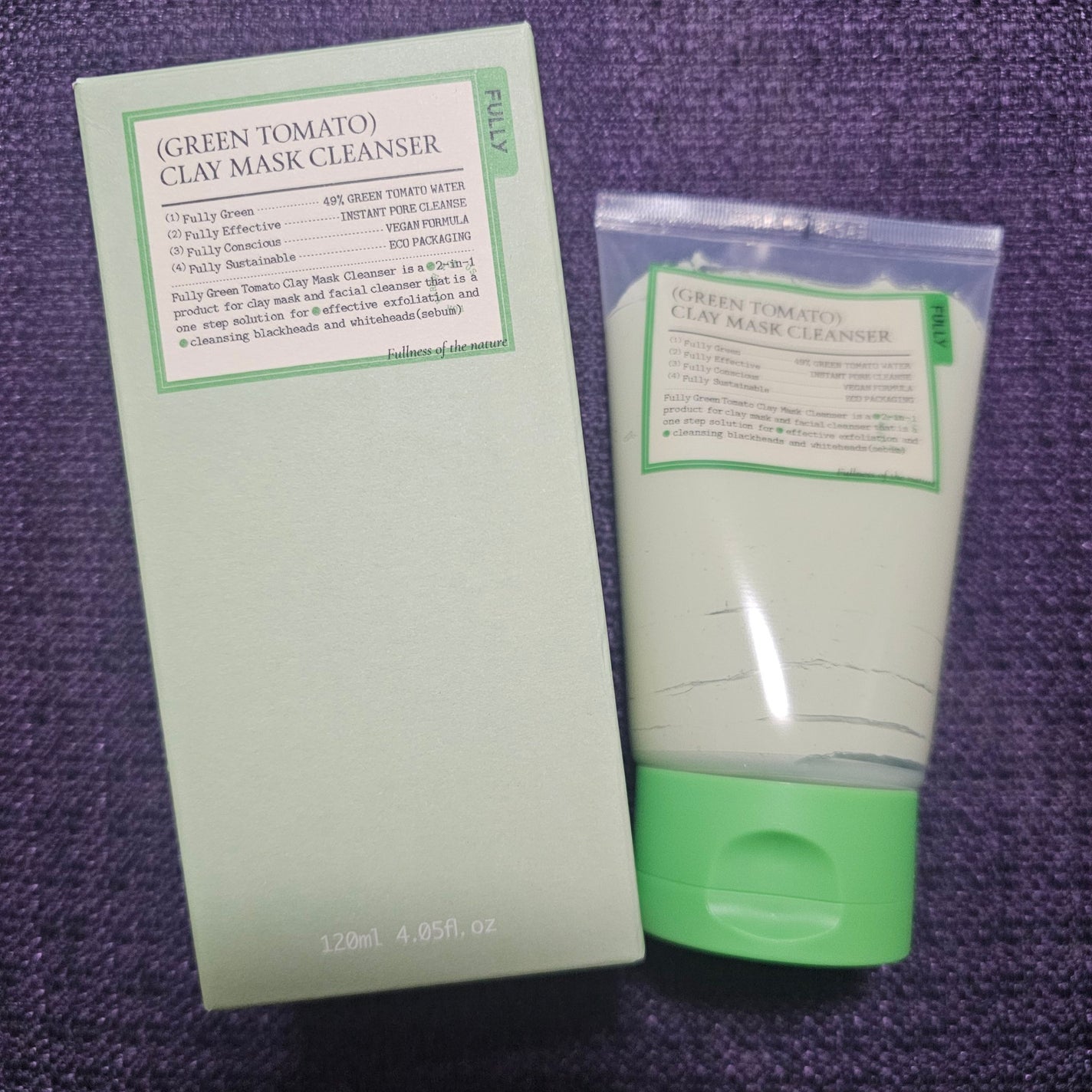 グリーントマトクレイマスククレンザー/FULLY/洗い流すパック・マスクを使ったクチコミ(1枚目)