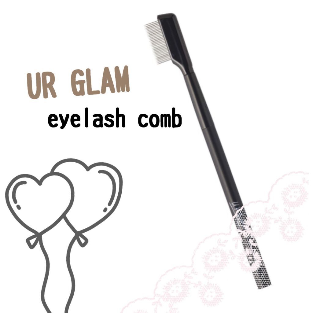 UR GLAM    EYELASH COMB/U R GLAM/メイクブラシを使ったクチコミ（1枚目）