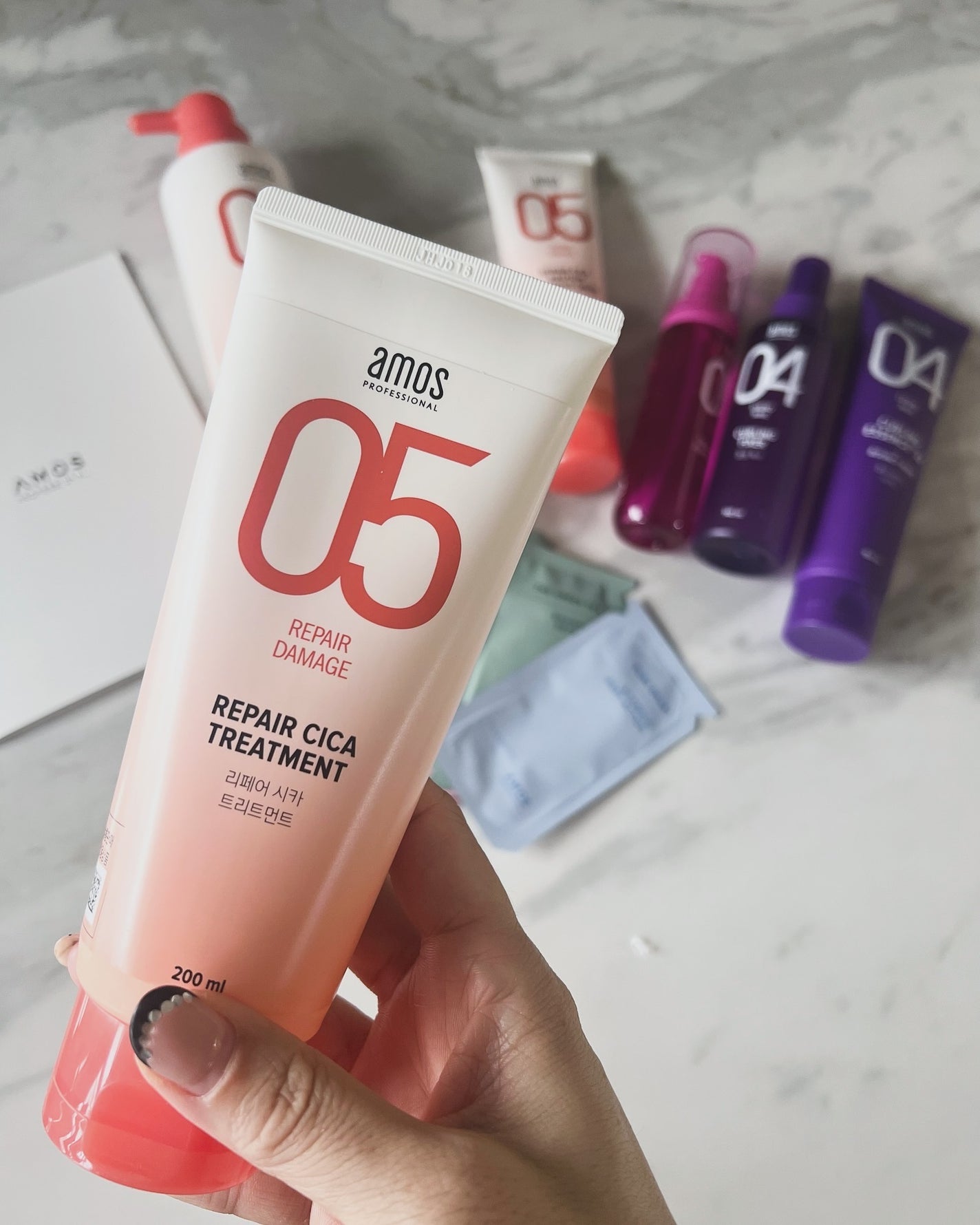 トゥルーリペア エッセンシャルオイル/amos PROFESSIONAL/ヘアオイルを使ったクチコミ(4枚目)