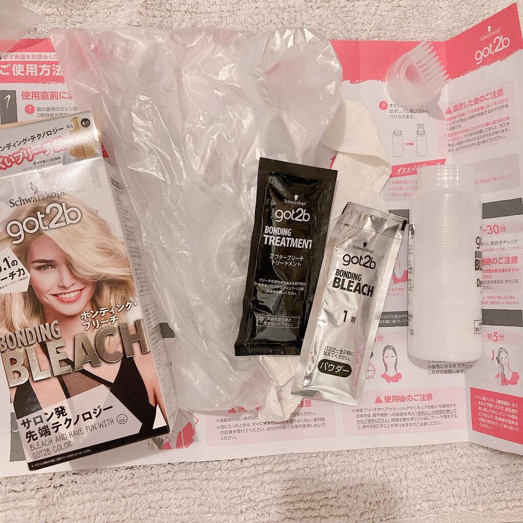 ボンディング・ブリーチ/got2b/ブリーチ剤を使ったクチコミ（2枚目）