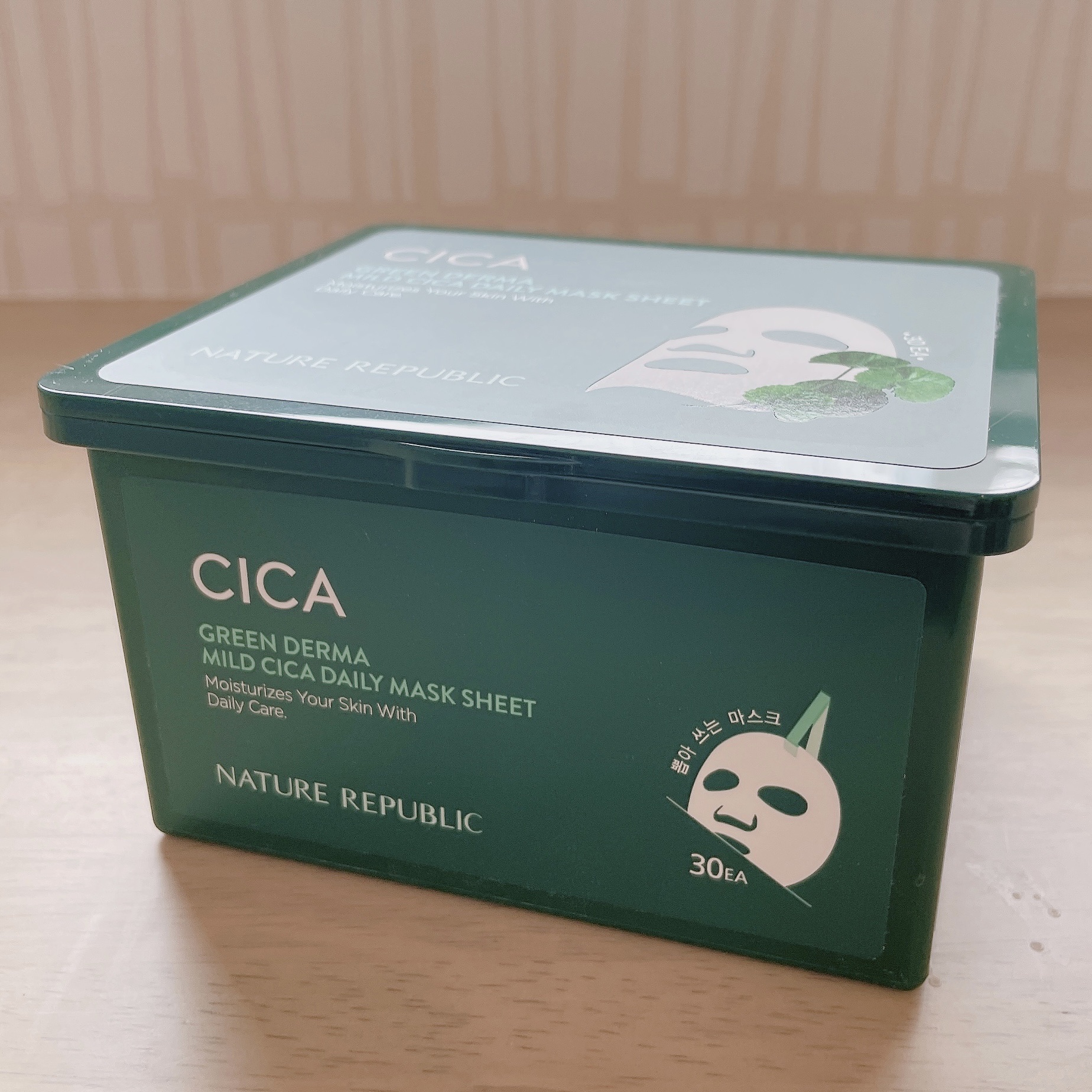 グリーンダーマCICA デイリーシートマスク/ネイチャーリパブリック/シートマスク・パックを使ったクチコミ（2枚目）
