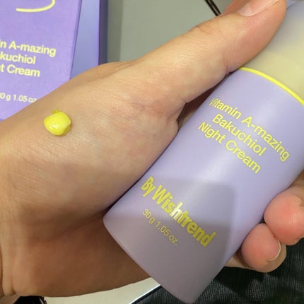 ビタミンA-mazingバクチオールナイトクリーム/By Wishtrend/フェイスクリームを使ったクチコミ(2枚目)