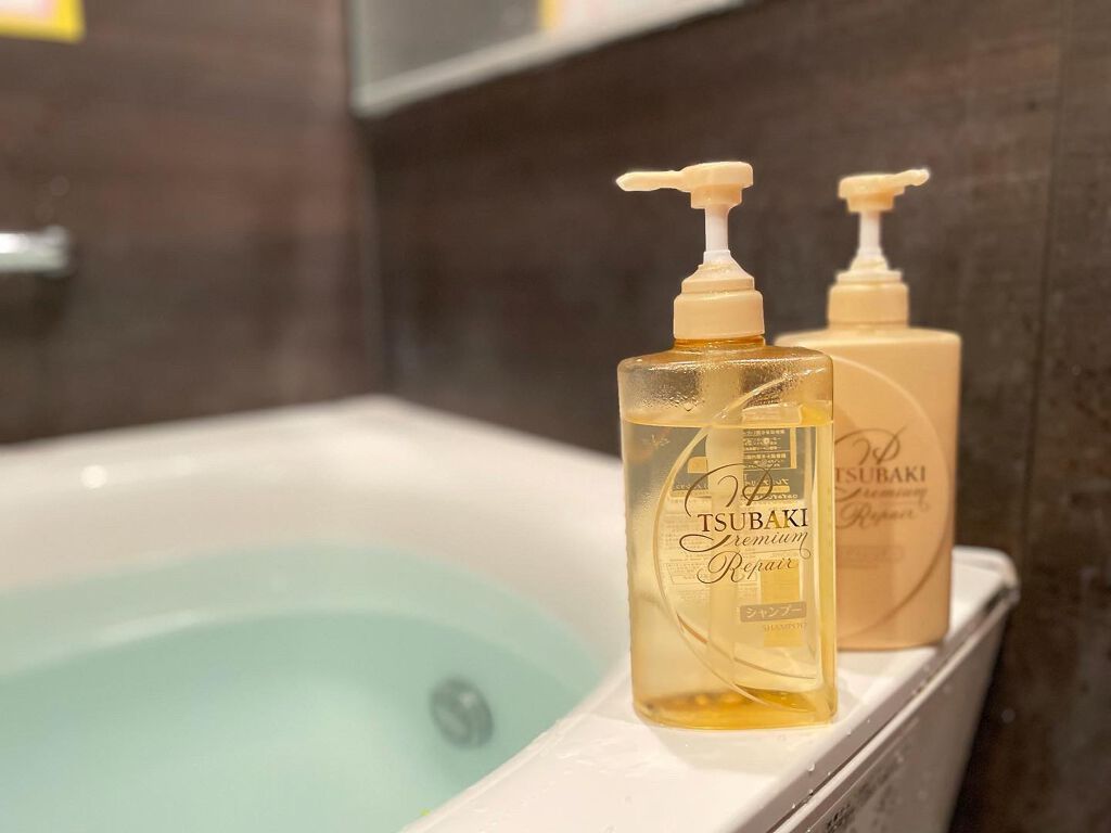 プレミアムリペア シャンプー／ヘアコンディショナー/TSUBAKI/市販シャンプーを使ったクチコミ（3枚目）
