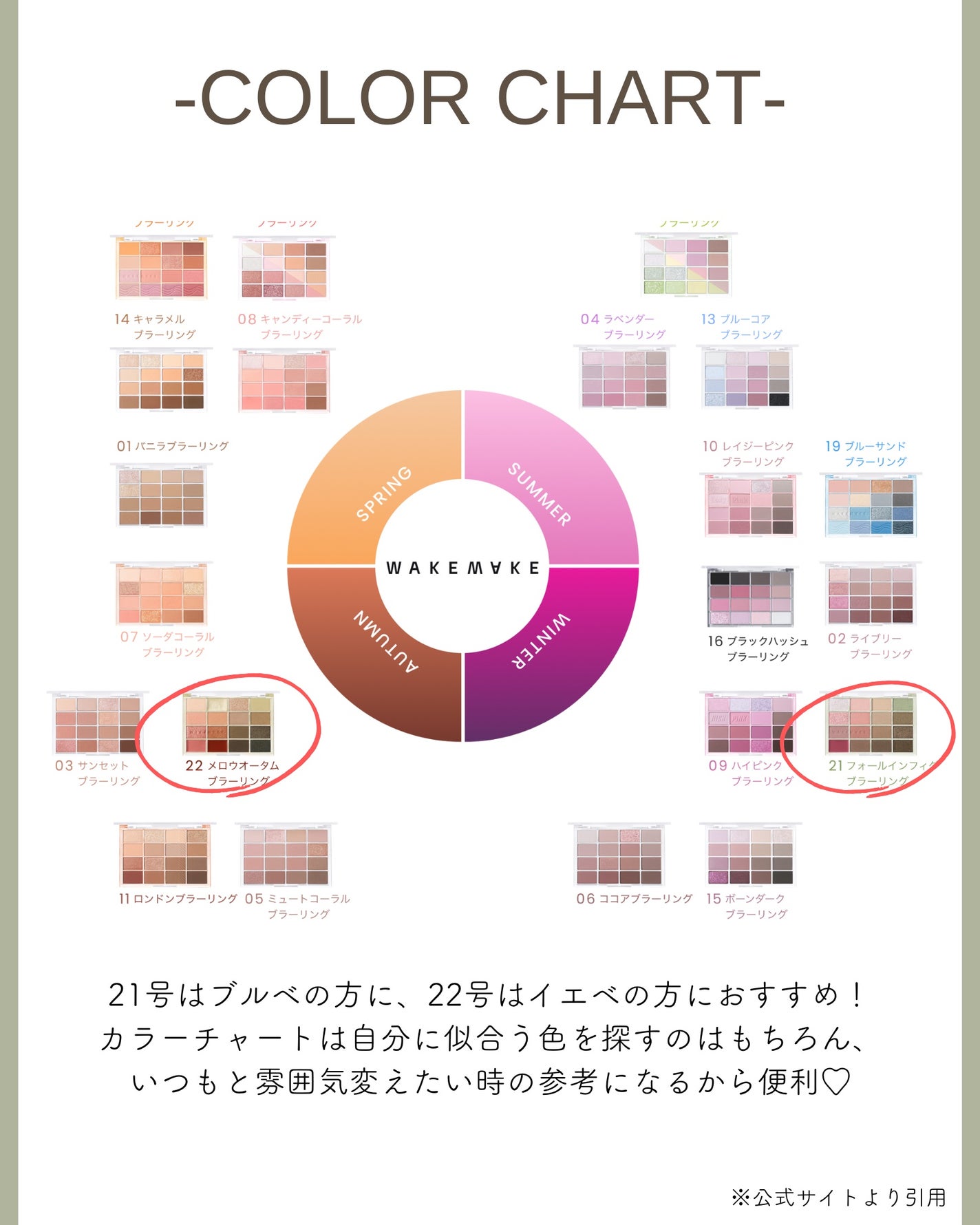 ソフトブラーリングアイパレット/wakemake/アイシャドウパレットを使ったクチコミ(5枚目)