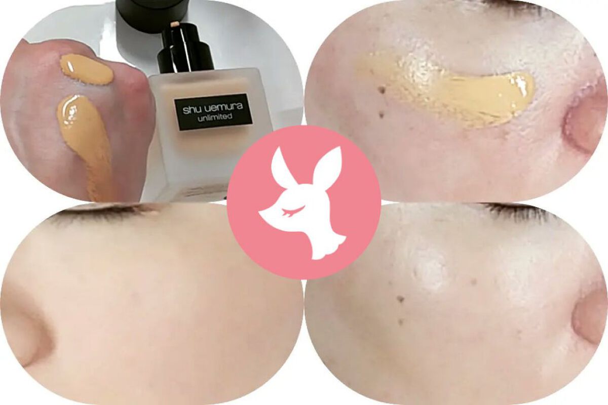（旧）アンリミテッド ラスティング フルイド/shu uemura/リキッドファンデーションを使ったクチコミ（2枚目）