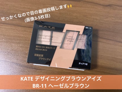 デザイニングブラウンアイズ/KATE/アイシャドウパレットを使ったクチコミ(1枚目)