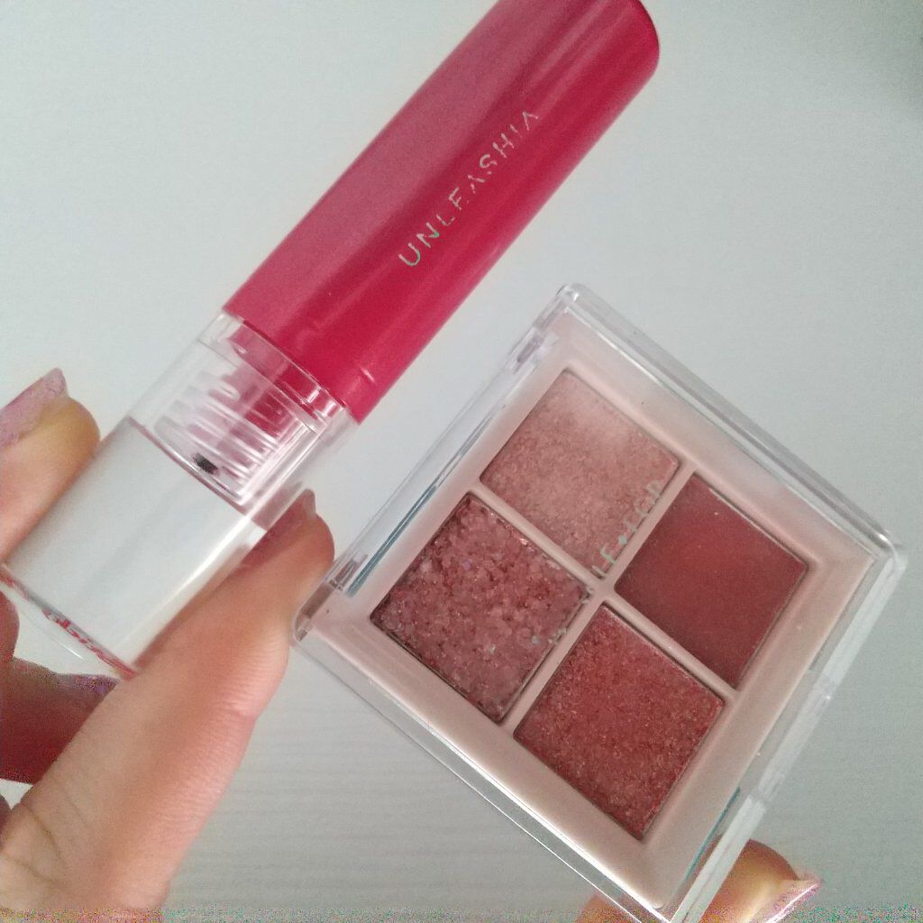 ノンスティッキーダズルティント/unleashia/リップティントを使ったクチコミ（2枚目）