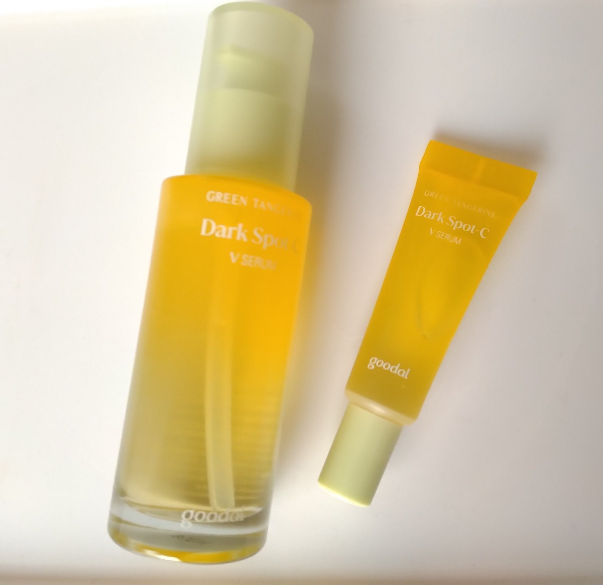 グリーンタンジェリン ビタC ダークスポットケアセラム/goodal/美容液を使ったクチコミ（2枚目）
