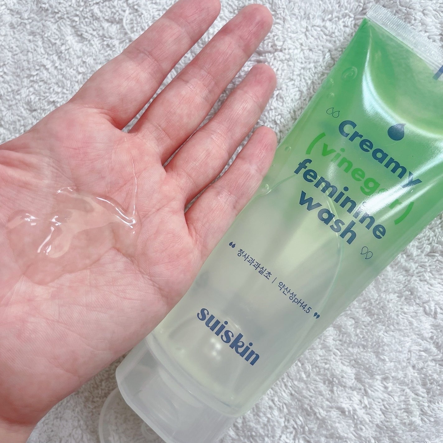 クリーミービネガーフェミニンウォッシュ/suiskin/ボディソープを使ったクチコミ(2枚目)