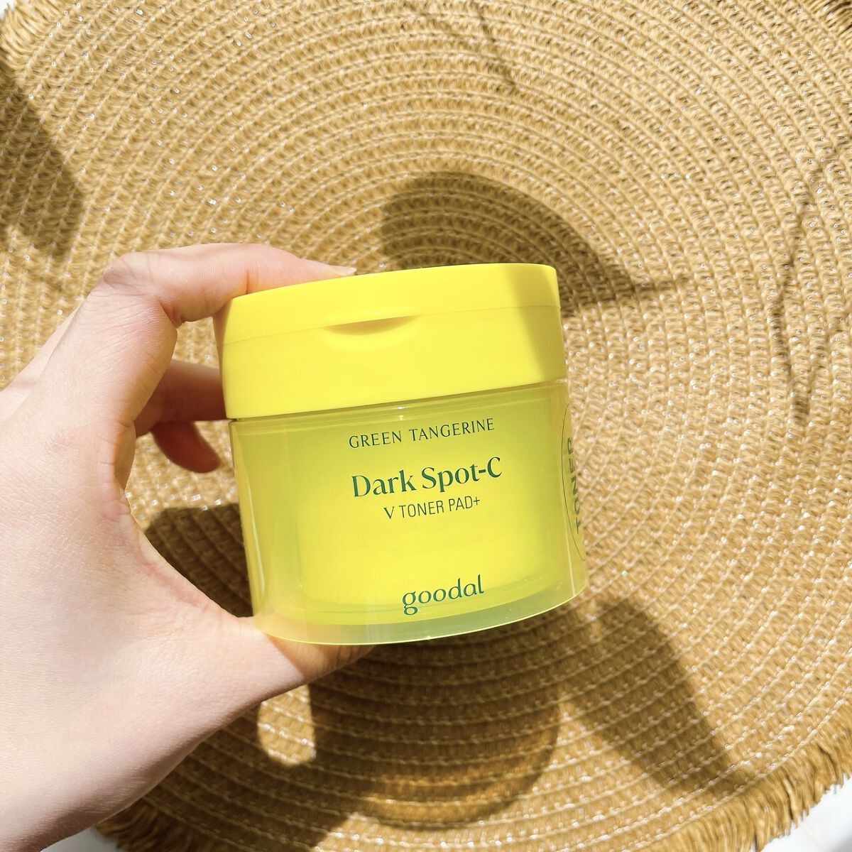 グリーンタンジェリン ビタCダークスポットケアパッド/goodal/トナーパッドを使ったクチコミ（2枚目）