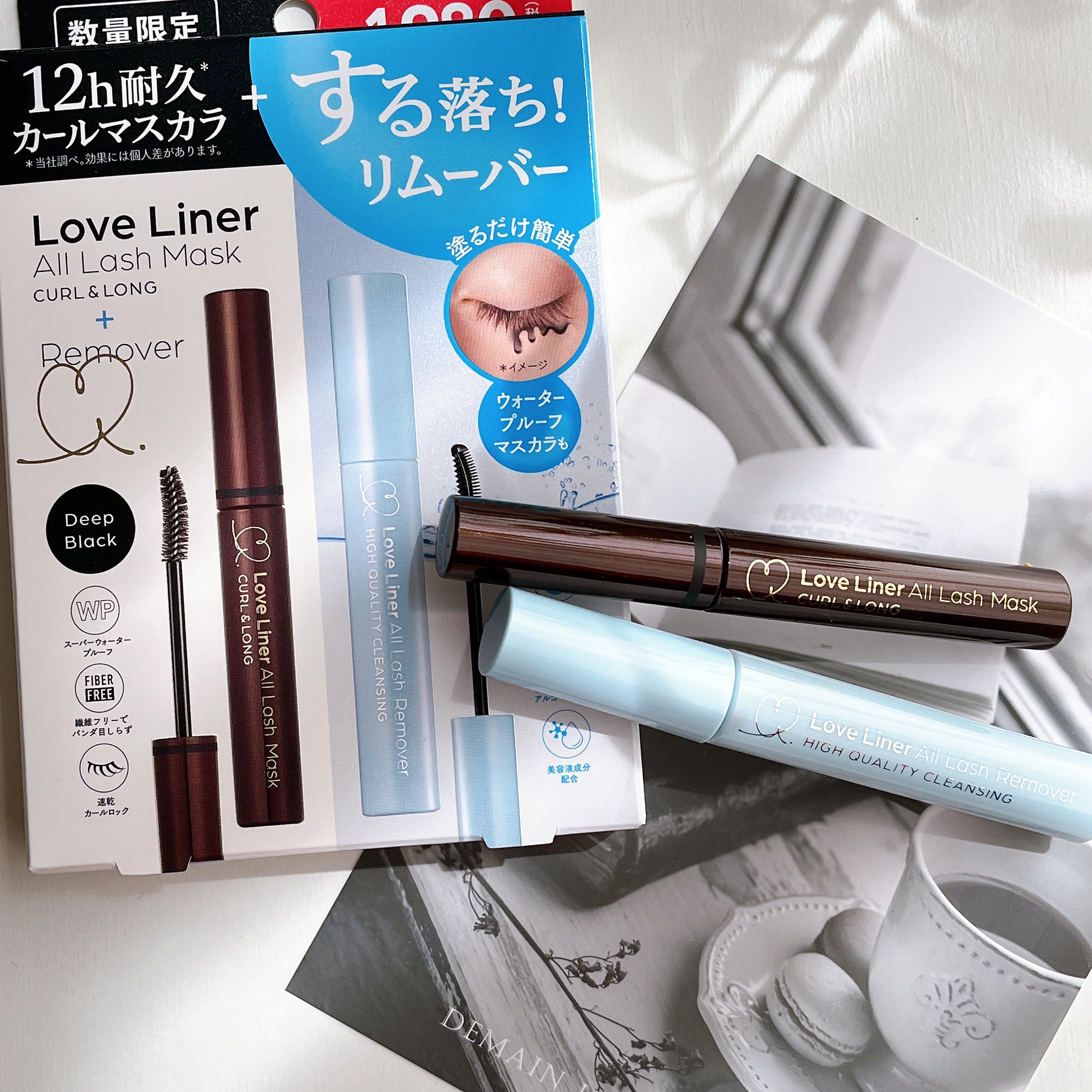 ラブ・ライナー　オールラッシュ　マスカラ＆リムーバーセット ディープブラック/ラブ・ライナー/マスカラを使ったクチコミ（2枚目）