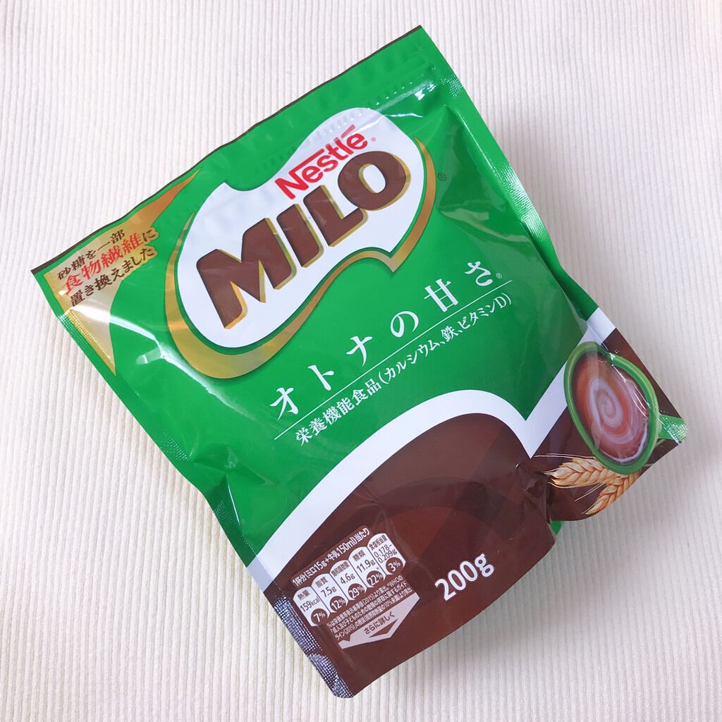 MILO  オトナの甘さ/Nestle/食品を使ったクチコミ（1枚目）