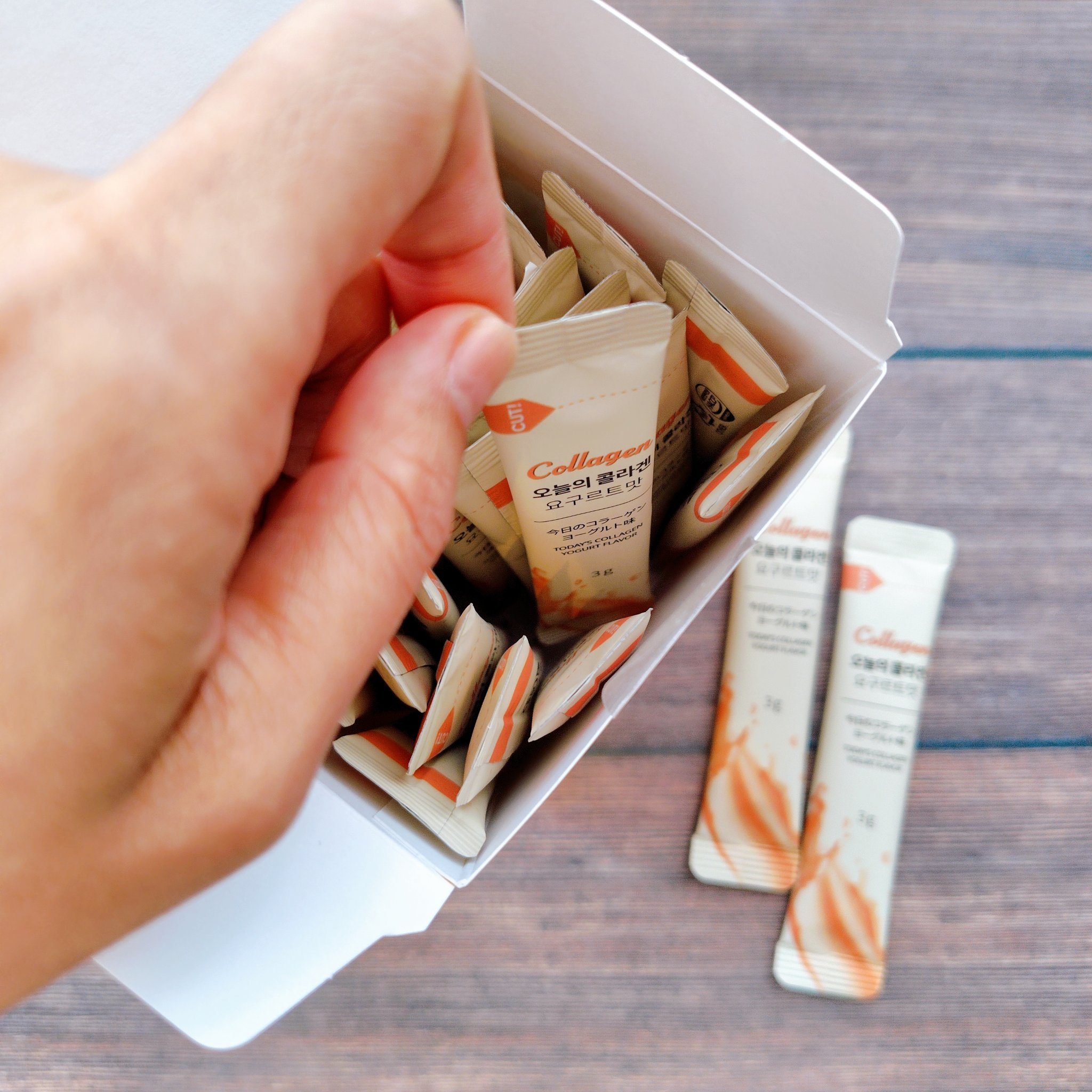 今日のコラーゲン ヨーグルト味/Hello Beauty/美容サプリメントを使ったクチコミ（3枚目）