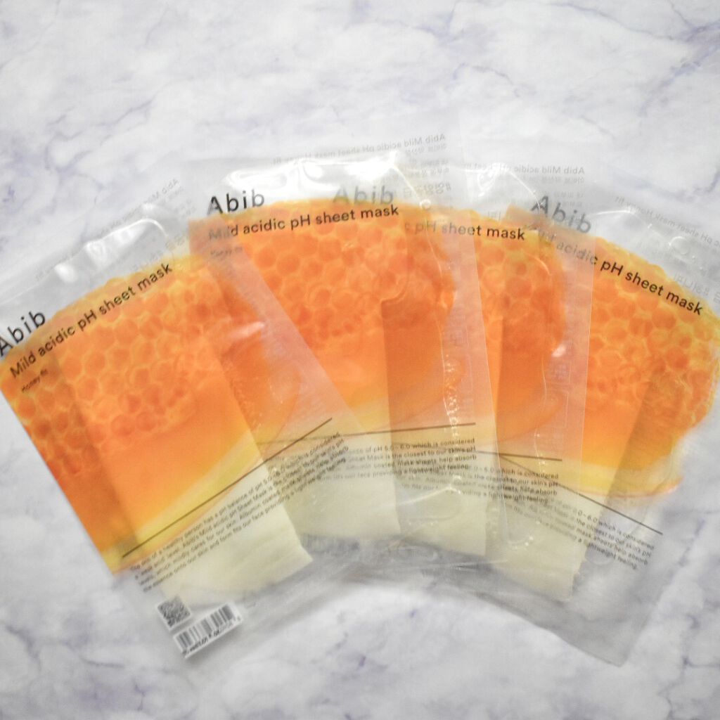 弱酸性pHシートマスク ハニーフィット/Abib /シートマスク・パックを使ったクチコミ（3枚目）