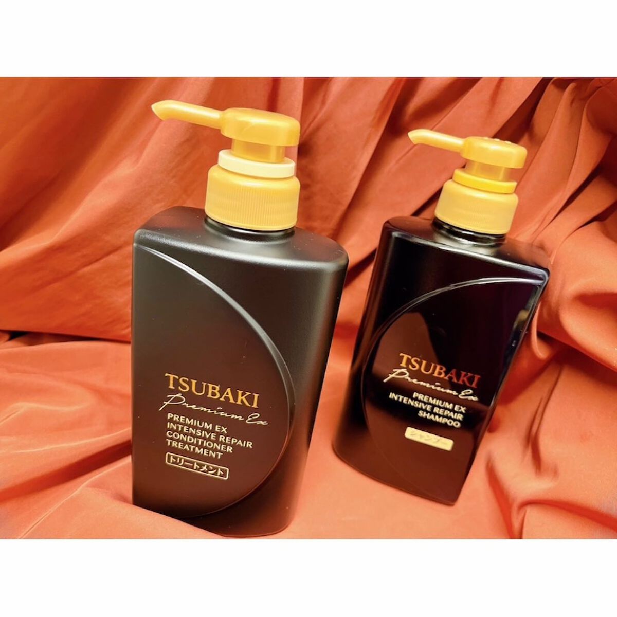 プレミアムＥＸ インテンシブリペア ＜シャンプー＞／コンディショナー＜ヘアトリートメント＞  シャンプー 490ml/TSUBAKI/市販シャンプーを使ったクチコミ（1枚目）