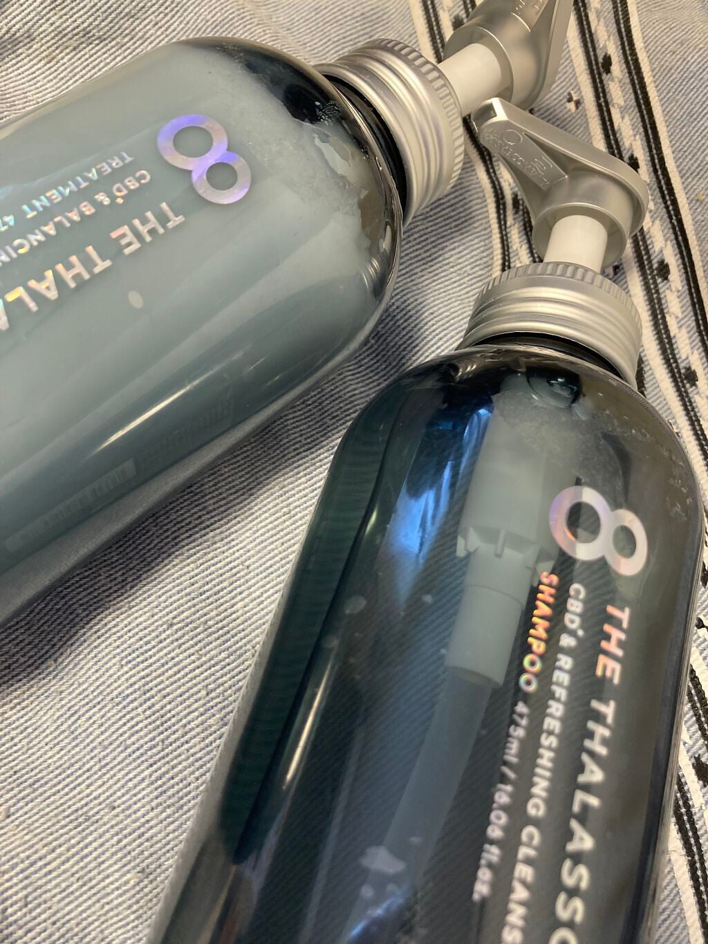 エイトザタラソ ユー CBD&リフレッシング クレンズ 美容液シャンプー/CBD&バランシング ダメージリペア 美容液ヘアトリートメント/エイトザタラソ/市販シャンプーを使ったクチコミ(1枚目)