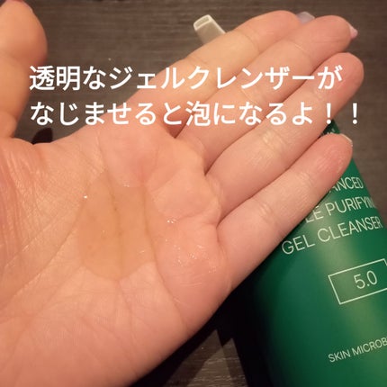 PHバランスドジェントルピュリファイングジェルクレンザー/MANIA HOLIC/その他洗顔料を使ったクチコミ(2枚目)