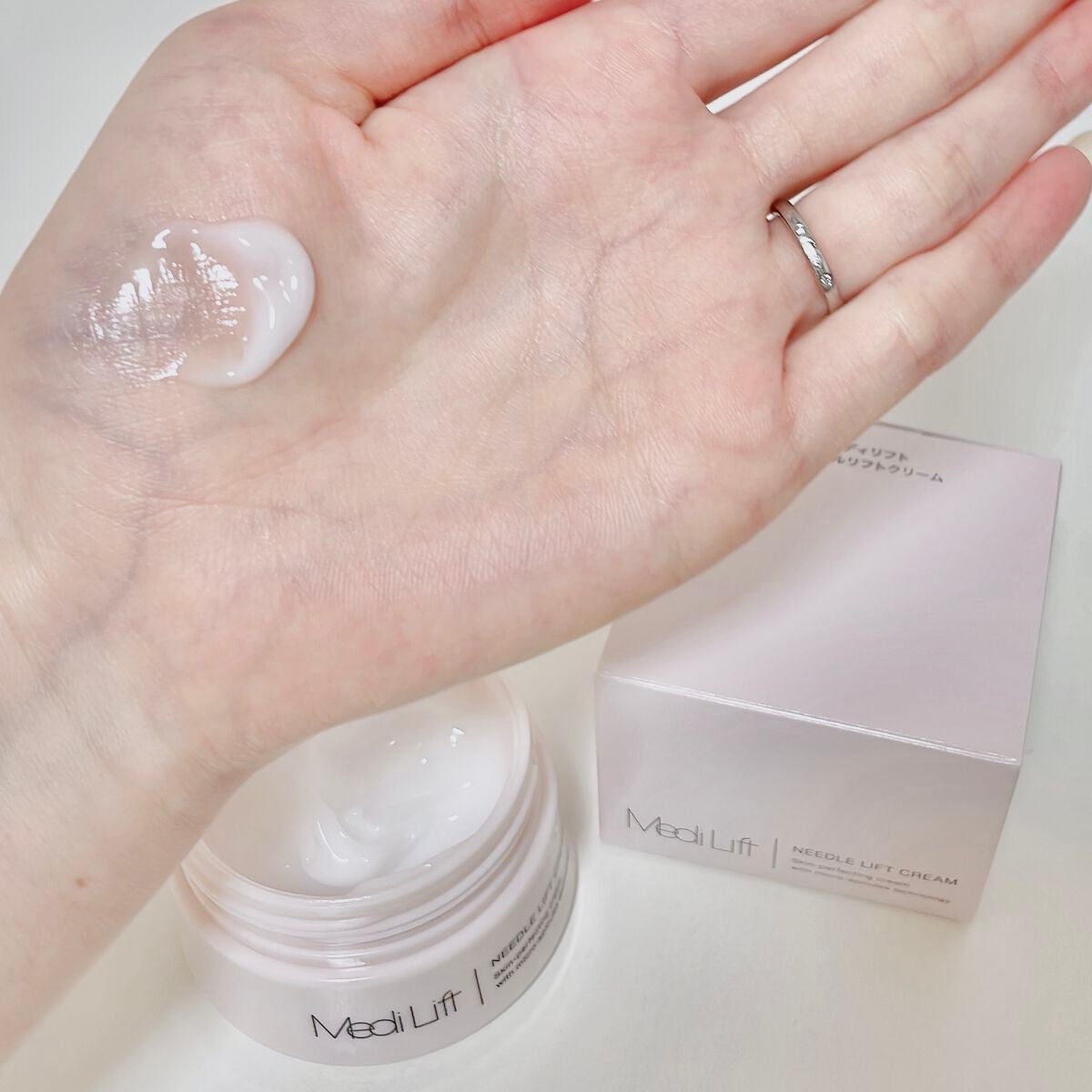 メディリフト ニードルリフトクリーム/YA-MAN TOKYO JAPAN/フェイスクリームを使ったクチコミ(4枚目)