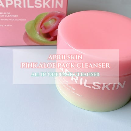 ピンクアロエメレンゲクレンザー/APRILSKIN/その他洗顔料を使ったクチコミ(1枚目)