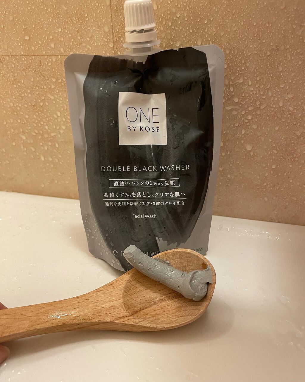 ダブル ブラック ウォッシャー/ONE BY KOSE/その他洗顔料を使ったクチコミ(5枚目)
