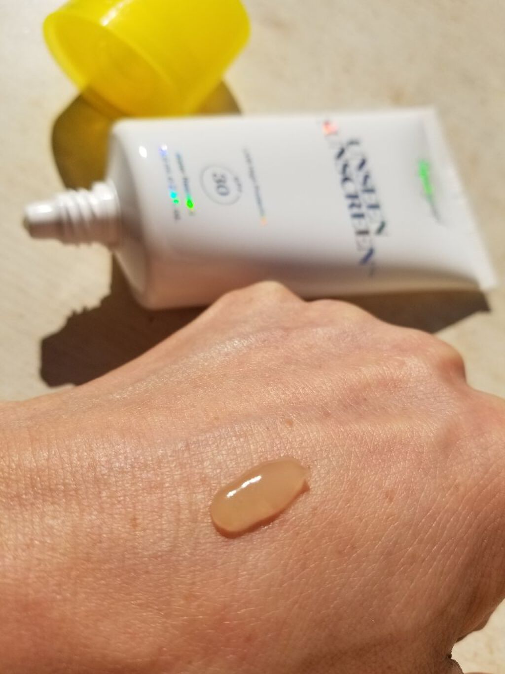  アンシーン サンスクリーン ブロード スペクトラム SPF40 PA+++/Supergoop!/日焼け止めジェルを使ったクチコミ（3枚目）