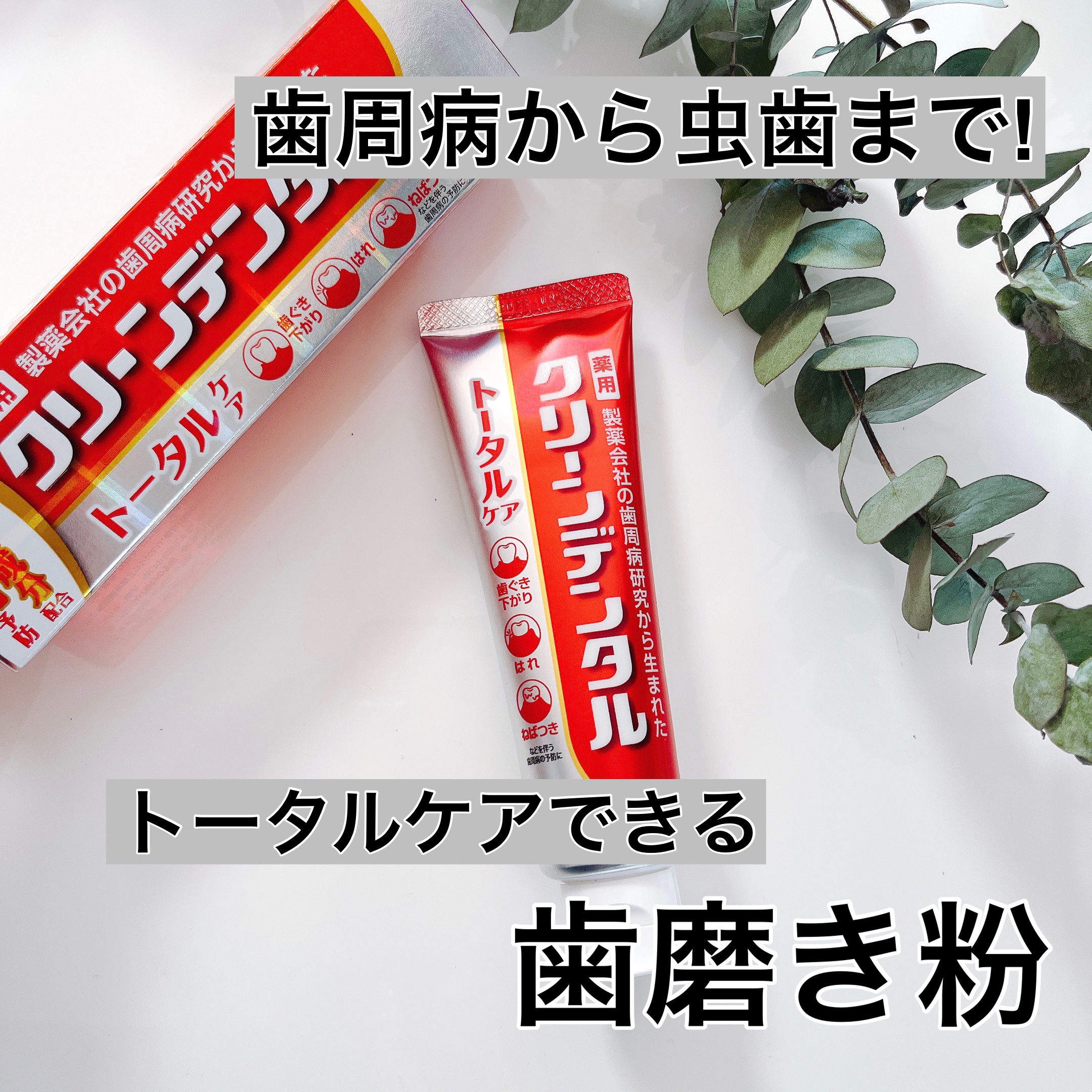 クリーンデンタル® トータルケア/クリーンデンタル/歯磨き粉を使ったクチコミ（1枚目）