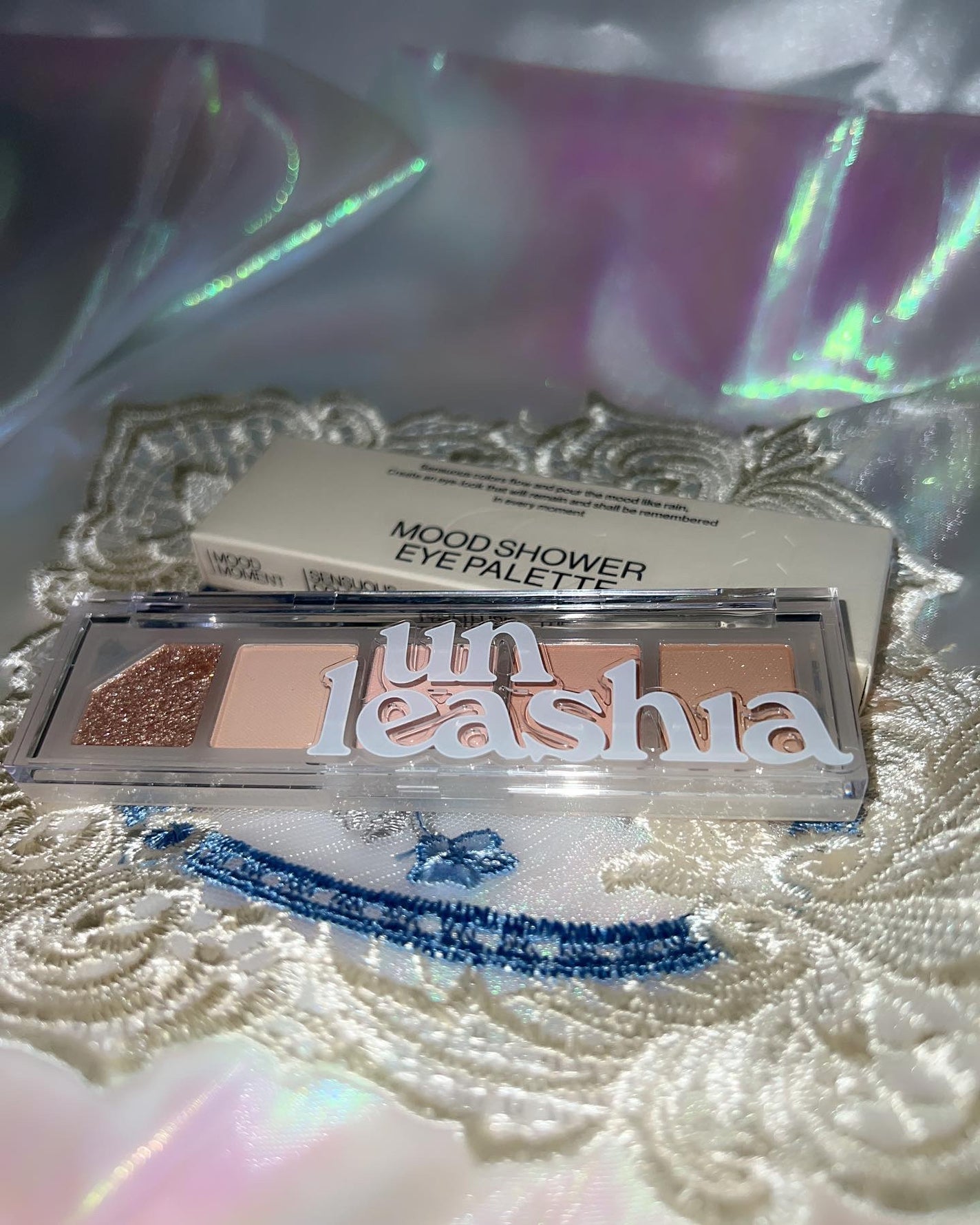 ムードシャワーアイパレット/unleashia/アイシャドウパレットを使ったクチコミ(6枚目)