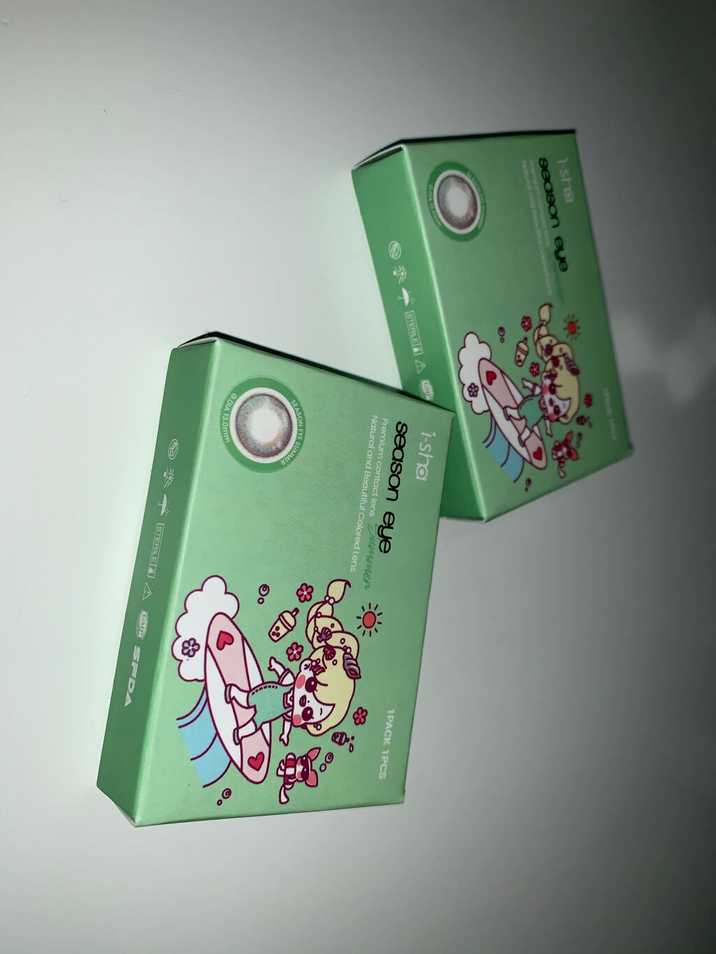 i-shaアイシャ Season Eye/蜜のレンズ/カラーコンタクトレンズを使ったクチコミ(7枚目)