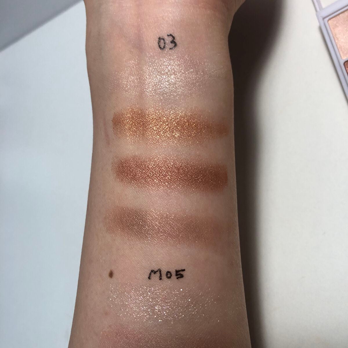 シルキースフレアイズ/キャンメイク/アイシャドウパレットを使ったクチコミ(3枚目)