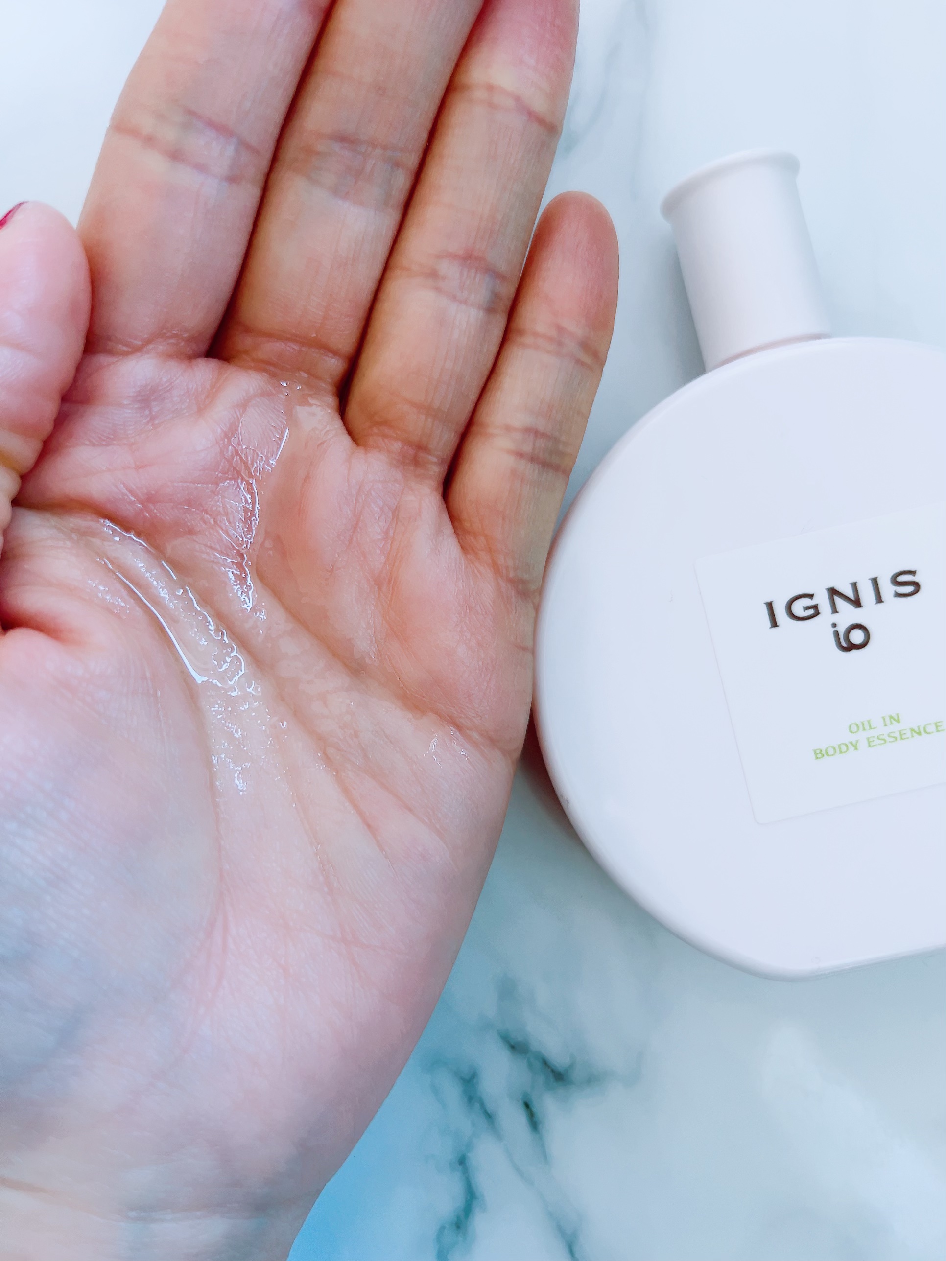イグニス イオ オイル イン ボディエッセンス/IGNIS/ボディローションを使ったクチコミ（3枚目）