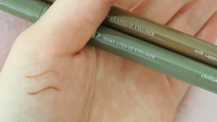 シルキーリキッドアイライナーWP/D-UP/リキッドアイライナーを使ったクチコミ(2枚目)