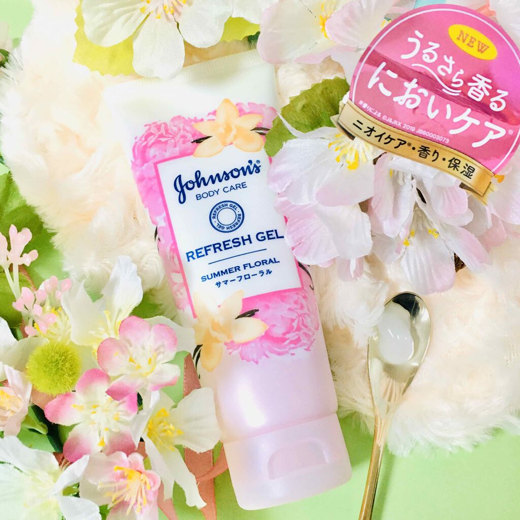 リフレッシュジェル サマーフローラル/ジョンソンボディケア/ボディローションを使ったクチコミ(2枚目)