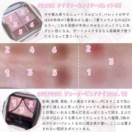 パーフェクトマルチアイズ/キャンメイク/アイシャドウパレットを使ったクチコミ(8枚目)