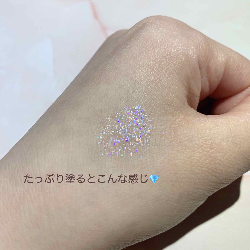 リキッド グリッター シャドウ/rom&nd/グリッターを使ったクチコミ(4枚目)
