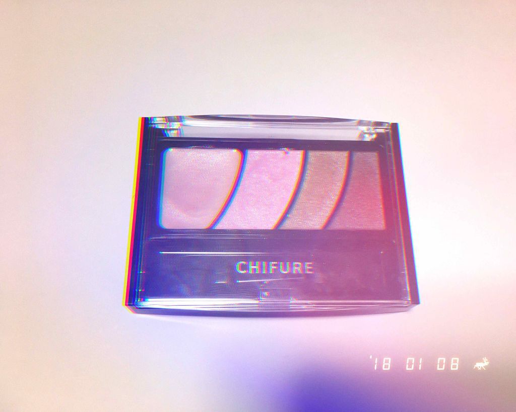 グラデーション アイ カラー（チップ付）/ちふれ/アイシャドウパレットを使ったクチコミ（1枚目）