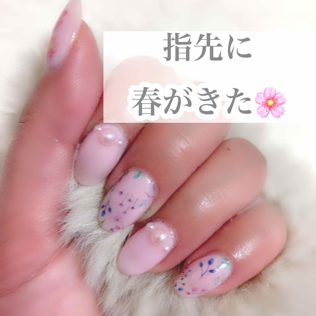 しずくネイルシール/キャンドゥ/ネイルシールを使ったクチコミ（1枚目）